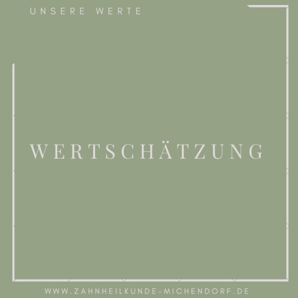 Instagram-Foto: Die Werte der Praxis - Wertsch&auml;tzung
